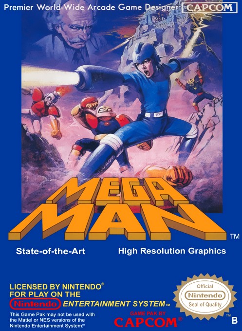 Megaman Boxarts For Nintendo Nes The Video Games Museum 3606