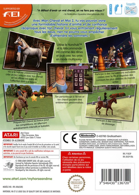 My Horse & Me 2 boxarts for Nintendo Wii - The Video Games Museum