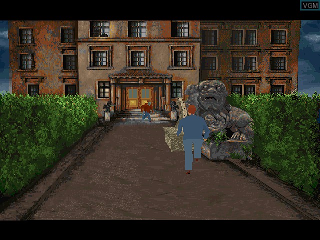 In-game screen of the game Alone in the Dark 2 on 3DO