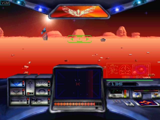 In-game screen of the game Stellar 7 - Draxon no Gyakushuu on 3DO