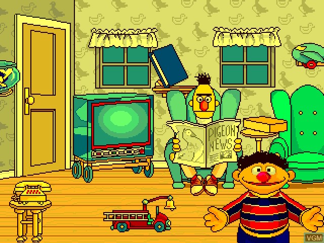 In-game screen of the game Sesame Street - Numbers on 3DO