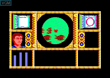 In-game screen of the game Wizard Warz on Amstrad CPC