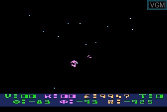 In-game screen of the game Star Raiders on Atari 5200