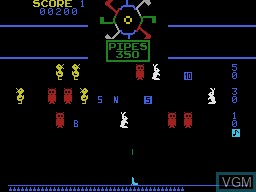 In-game screen of the game Carnival on Coleco Industries Colecovision