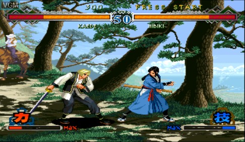 In-game screen of the game Last Blade 2, The - Heart of the Samurai on Sega Dreamcast