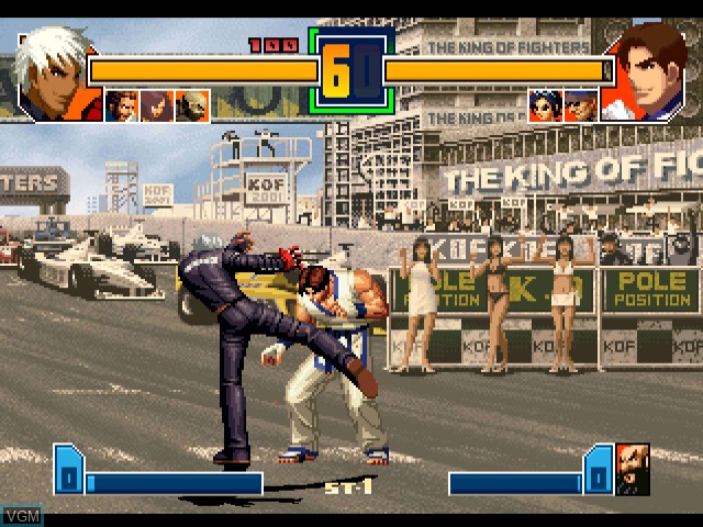 In-game screen of the game King of Fighters 2001, The on Sega Dreamcast