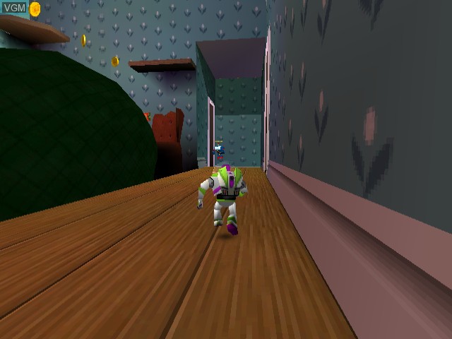In-game screen of the game Toy Story 2 - Buzz Lightyear to the Rescue! on Sega Dreamcast
