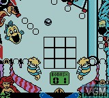 In-game screen of the game Little Mermaid II, The - Pinball Frenzy on Nintendo Game Boy Color
