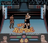 In-game screen of the game Ready 2 Rumble Boxing on Nintendo Game Boy Color