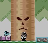 In-game screen of the game Wario Land 3 on Nintendo Game Boy Color