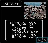 In-game screen of the game Wizardry Empire - Fukkatsu no Tsue on Nintendo Game Boy Color