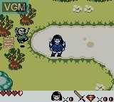In-game screen of the game Xena - Warrior Princess on Nintendo Game Boy Color