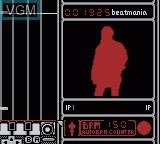 In-game screen of the game BeatMania GB2 GotchaMix on Nintendo Game Boy Color