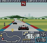 In-game screen of the game F-1 World Grand Prix on Nintendo Game Boy Color