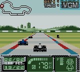 In-game screen of the game F1 World Grand Prix II for Game Boy Color on Nintendo Game Boy Color
