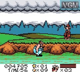 In-game screen of the game Asterix & Obelix on Nintendo Game Boy Color