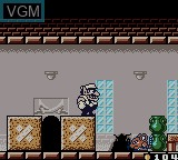 In-game screen of the game Wario Land II on Nintendo Game Boy Color
