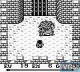 In-game screen of the game Mystic Quest on Nintendo Game Boy