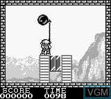 In-game screen of the game Pang on Nintendo Game Boy