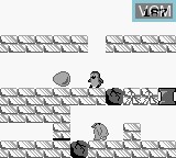 In-game screen of the game Penguin Land on Nintendo Game Boy