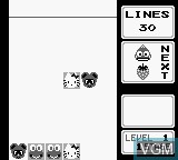 In-game screen of the game Sanrio Carnival on Nintendo Game Boy