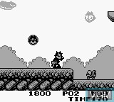 In-game screen of the game Felix the Cat on Nintendo Game Boy