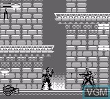 In-game screen of the game Judge Dredd on Nintendo Game Boy