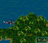 In-game screen of the game Urban Strike on Sega Game Gear