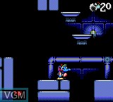 In-game screen of the game CJ Elephant Fugitive on Sega Game Gear