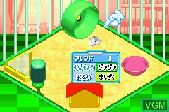 In-game screen of the game Kawaii Hamster on Nintendo GameBoy Advance