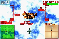 In-game screen of the game Deadly Skies on Nintendo GameBoy Advance