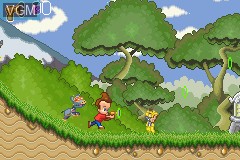 In-game screen of the game Adventures of Jimmy Neutron Boy Genius, The - Jet Fusion on Nintendo GameBoy Advance