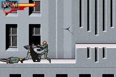 In-game screen of the game Batman - Rise of Sin Tzu on Nintendo GameBoy Advance