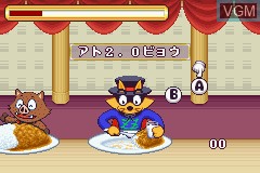 In-game screen of the game Kaiketsu Zorori to Mahou no Yuuenchi on Nintendo GameBoy Advance
