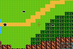 In-game screen of the game Classic NES Series - Zelda II - The Adventure of Link on Nintendo GameBoy Advance