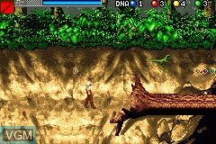 In-game screen of the game Jurassic Park III - The DNA Factor on Nintendo GameBoy Advance