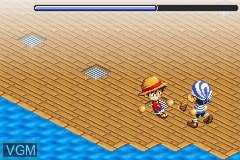 In-game screen of the game One Piece - Dragon Dream! on Nintendo GameBoy Advance