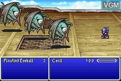In-game screen of the game Final Fantasy IV Advance on Nintendo GameBoy Advance