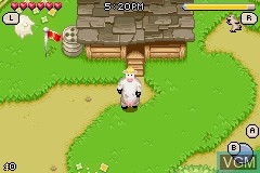 In-game screen of the game Barnyard on Nintendo GameBoy Advance