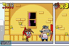 In-game screen of the game Fairly OddParents! Enter the Cleft, The on Nintendo GameBoy Advance