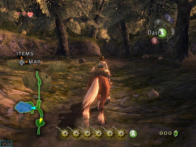 In-game screen of the game Legend of Zelda, The - Twilight Princess on Nintendo GameCube