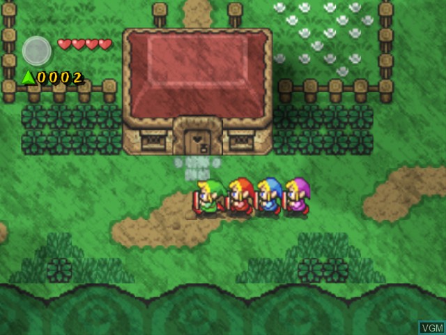 In-game screen of the game Legend of Zelda, The - Four Swords Adventures on Nintendo GameCube