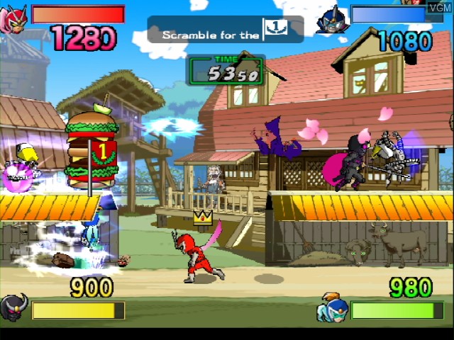 In-game screen of the game Viewtiful Joe - Battle Carnival on Nintendo GameCube