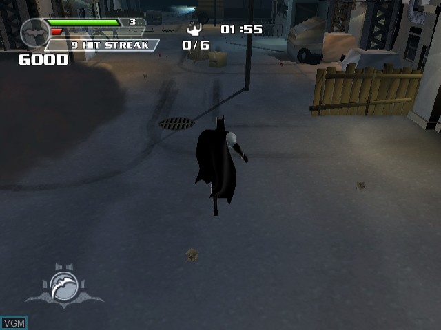 In-game screen of the game Batman - Rise of Sin Tzu on Nintendo GameCube