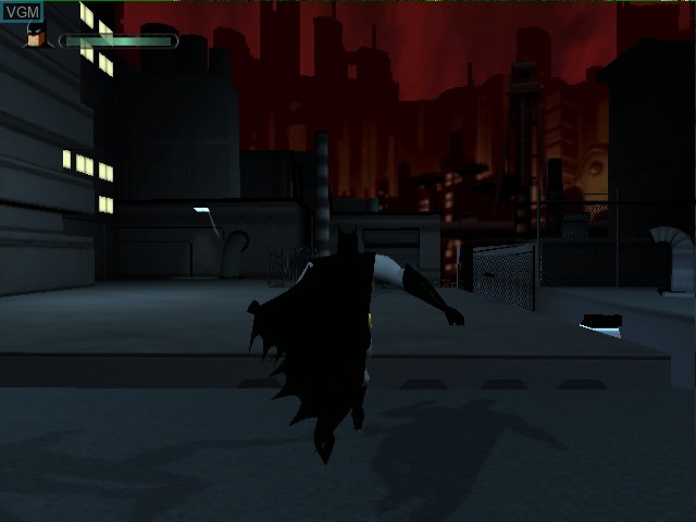 In-game screen of the game Batman - Vengeance on Nintendo GameCube