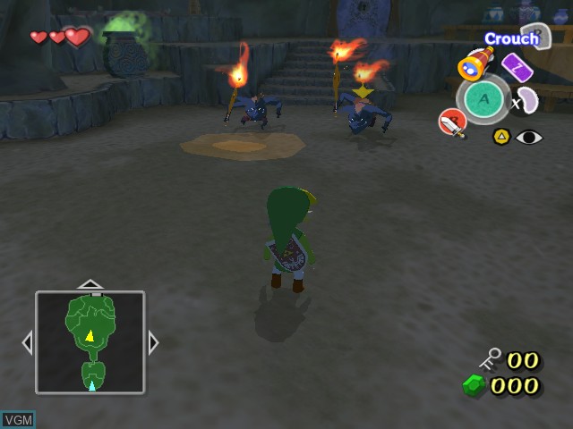 In-game screen of the game Legend of Zelda, The - Collector's Edition on Nintendo GameCube