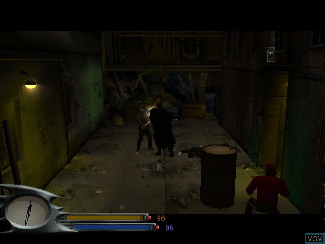 In-game screen of the game Batman - Dark Tomorrow on Nintendo GameCube
