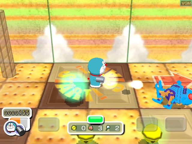 In-game screen of the game Doraemon - Minna de Asobou! Miniland on Nintendo GameCube