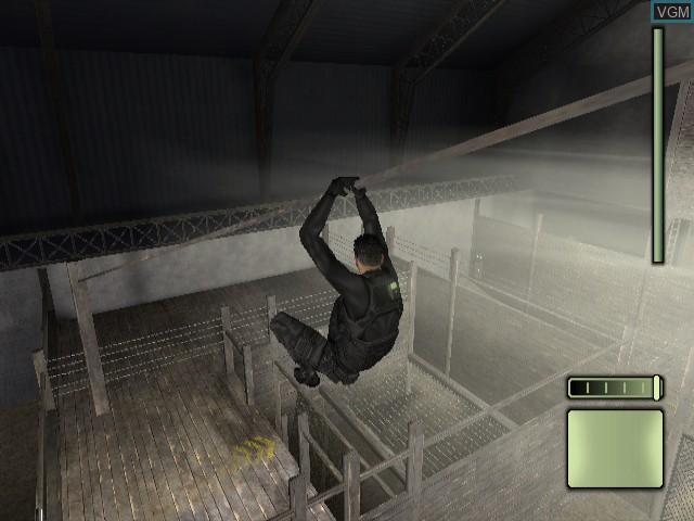 In-game screen of the game Tom Clancy's Splinter Cell on Nintendo GameCube