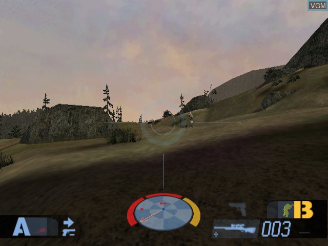 In-game screen of the game Tom Clancy's Ghost Recon on Nintendo GameCube